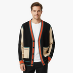 Sloane Cardigan - Wool Blend Patch Pocket