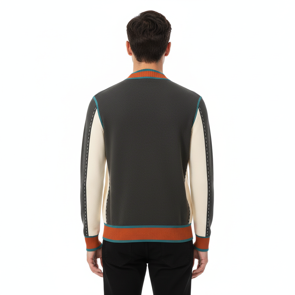 Sloane Cardigan - Wool Blend Patch Pocket