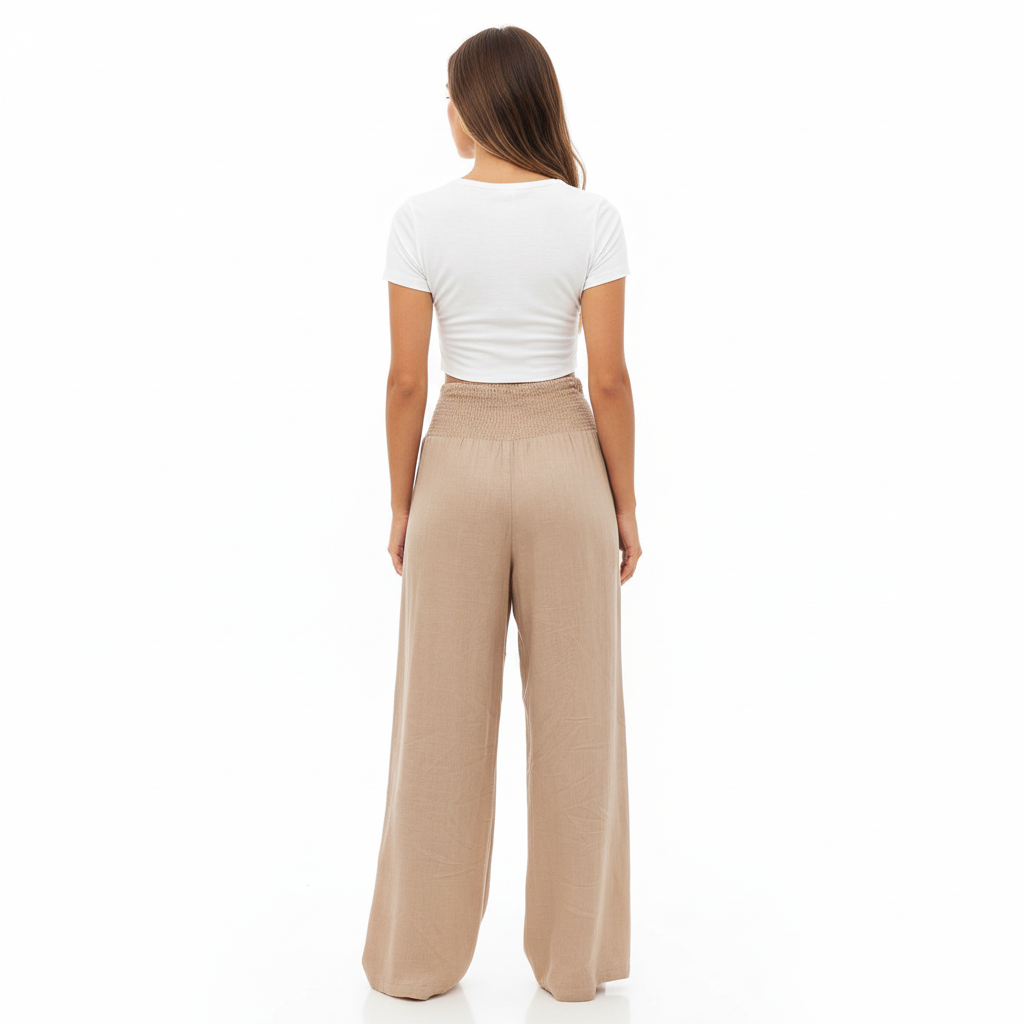 Sonia Smocked Pocketed Pants