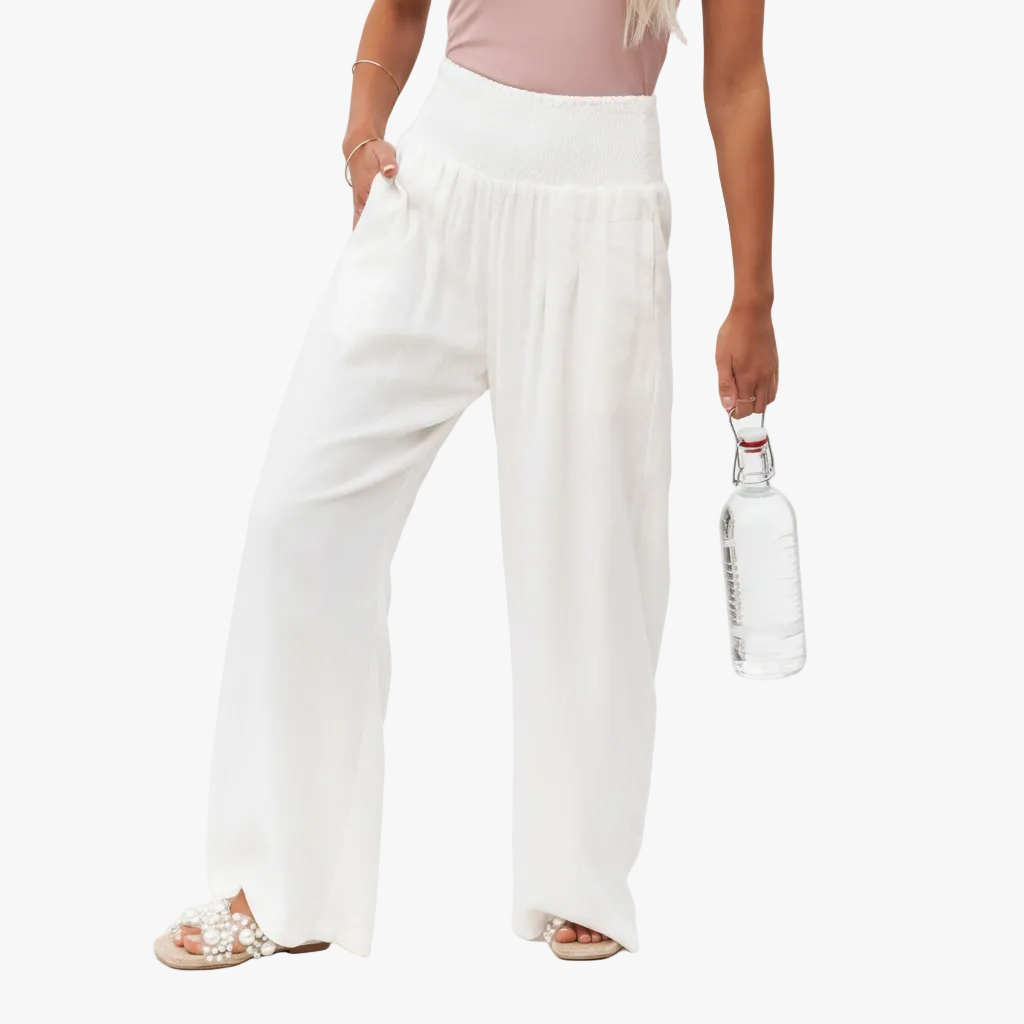 Sonia Smocked Pocketed Pants