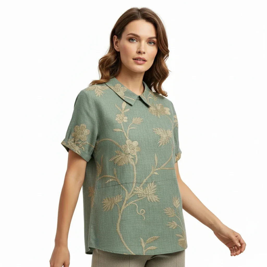 Women's  Elin Vintage Floral Blouse