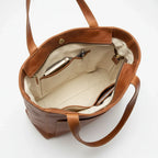 Women's Elvi Structured Genuine Leather Shoulder Bag
