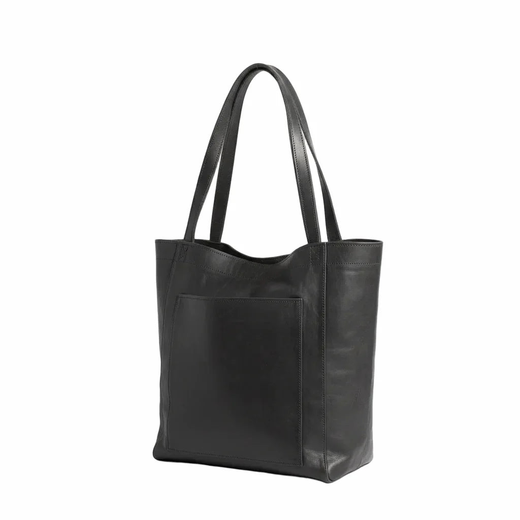 Women's Elvi Structured Genuine Leather Shoulder Bag