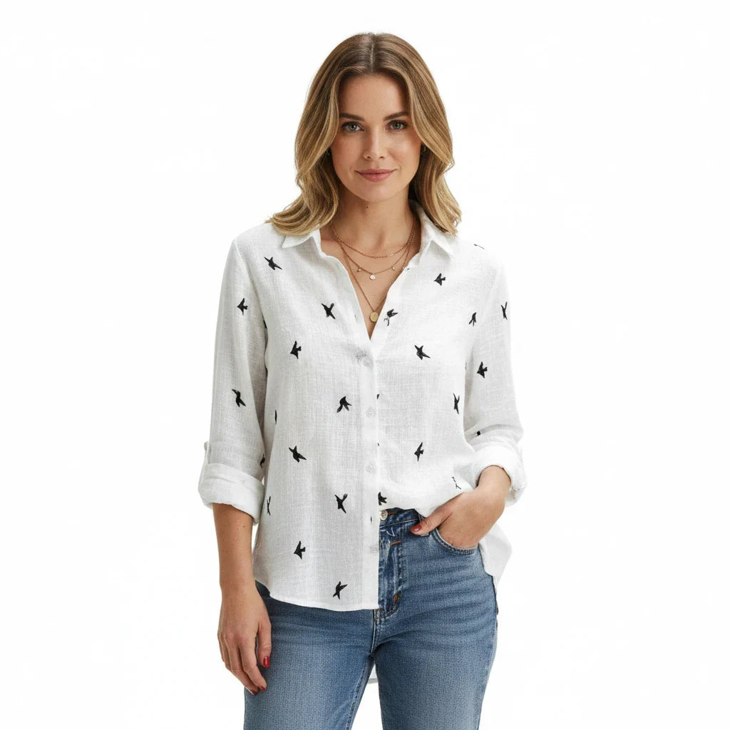 Women's Lina Button-Front Shirt
