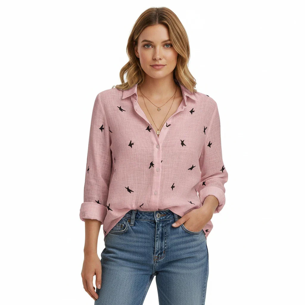 Women's Lina Button-Front Shirt