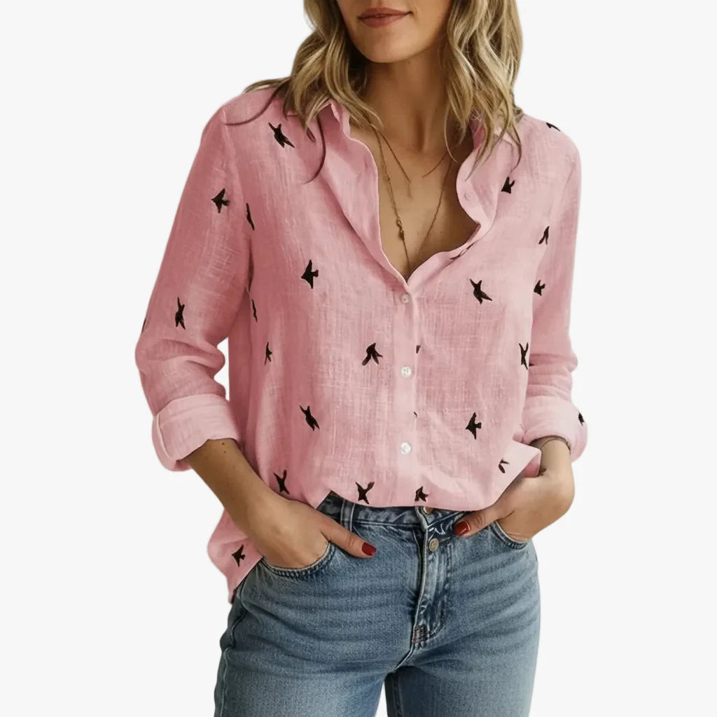 Women's Lina Button-Front Shirt