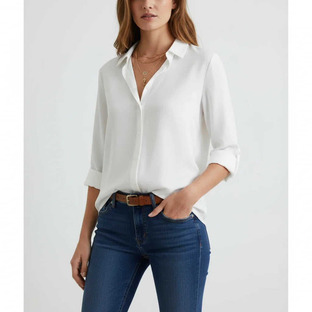 Women's Vani Long Sleeve Button-Down Blouse