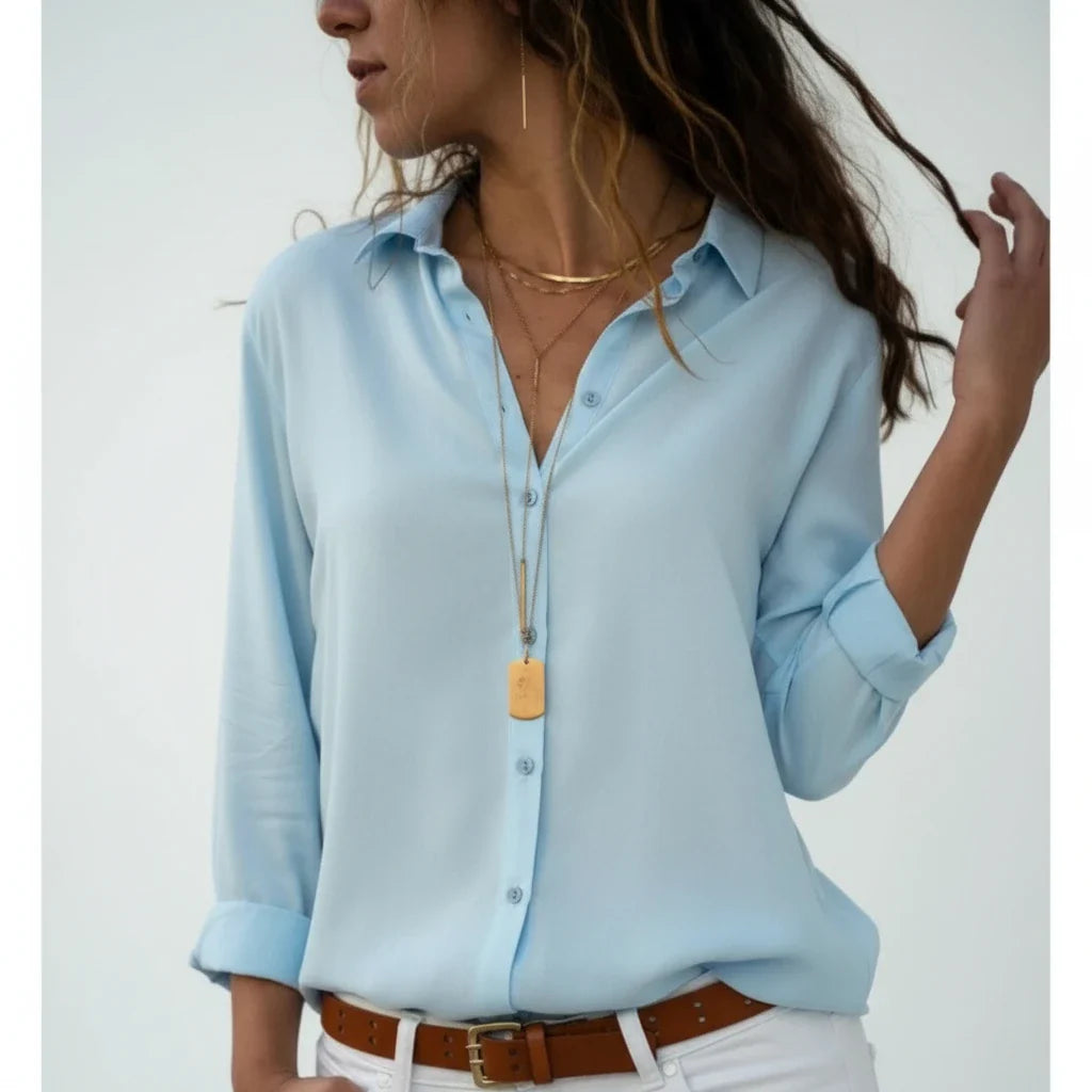 Women's Vani Long Sleeve Button-Down Blouse
