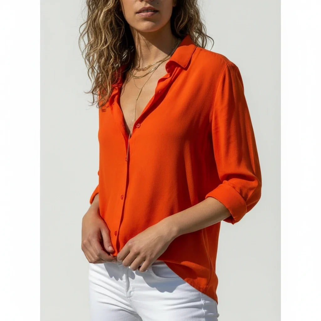 Women's Vani Long Sleeve Button-Down Blouse