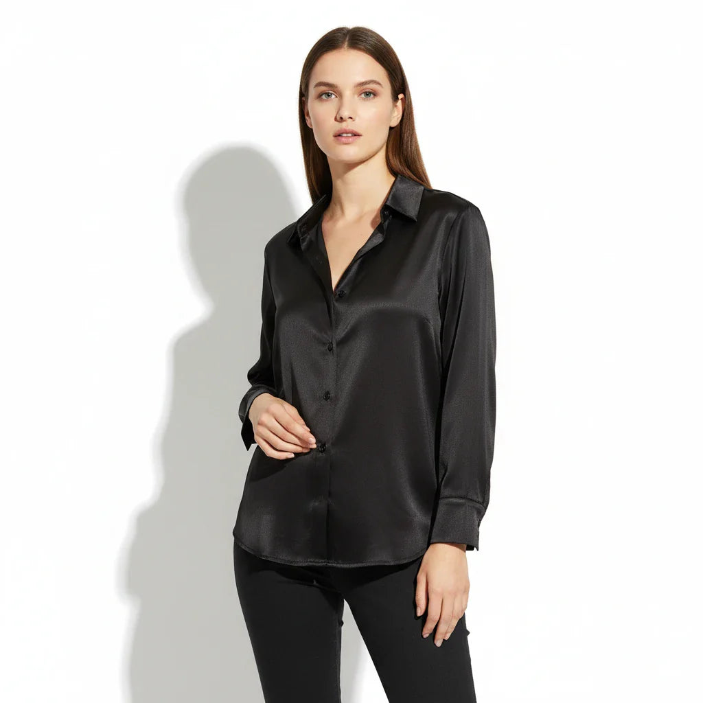 Women's Vira Luxurious Classic Silk Blouse