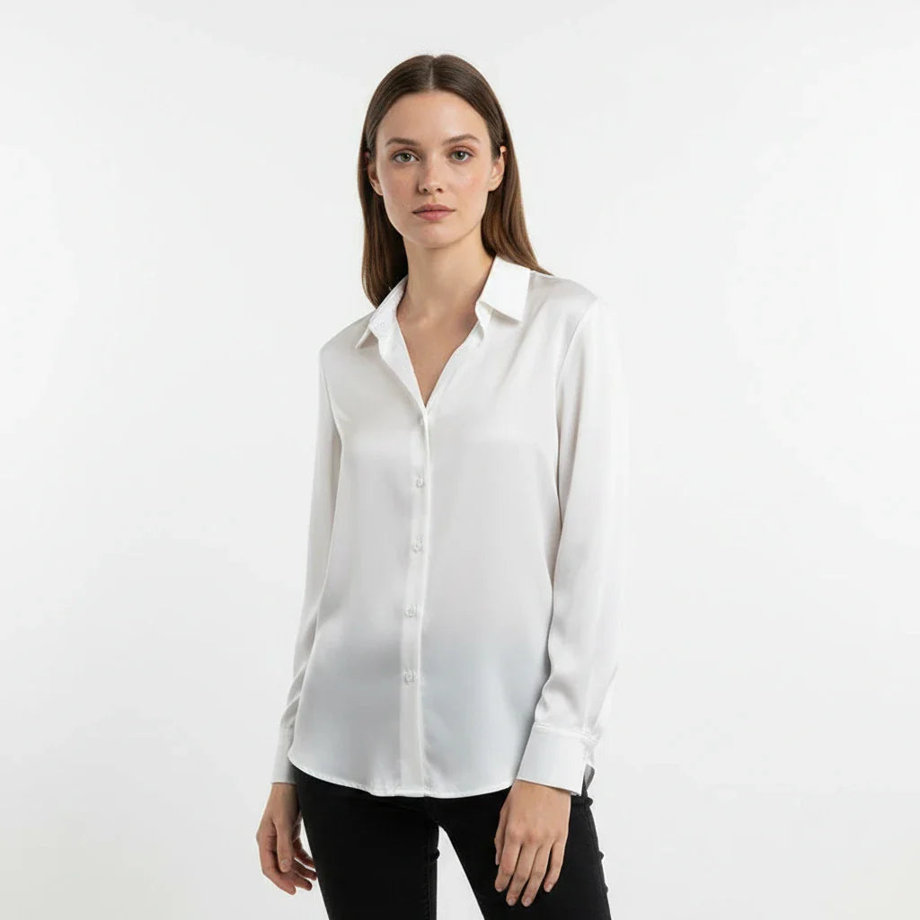 Women's Vira Luxurious Classic Silk Blouse