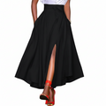 Wren Pleated Ruffle Hem Tied Skirt