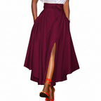 Wren Pleated Ruffle Hem Tied Skirt