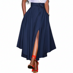 Wren Pleated Ruffle Hem Tied Skirt