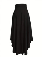Wren Pleated Ruffle Hem Tied Skirt