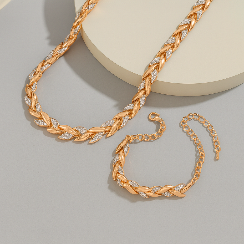 Vèna | Rhinestone & Glass Jewelry Set