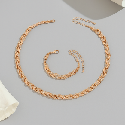 Vèna | Rhinestone & Glass Jewelry Set