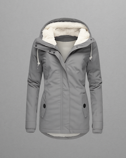 Anora | Elegant Waterproof Hooded Winter Coat