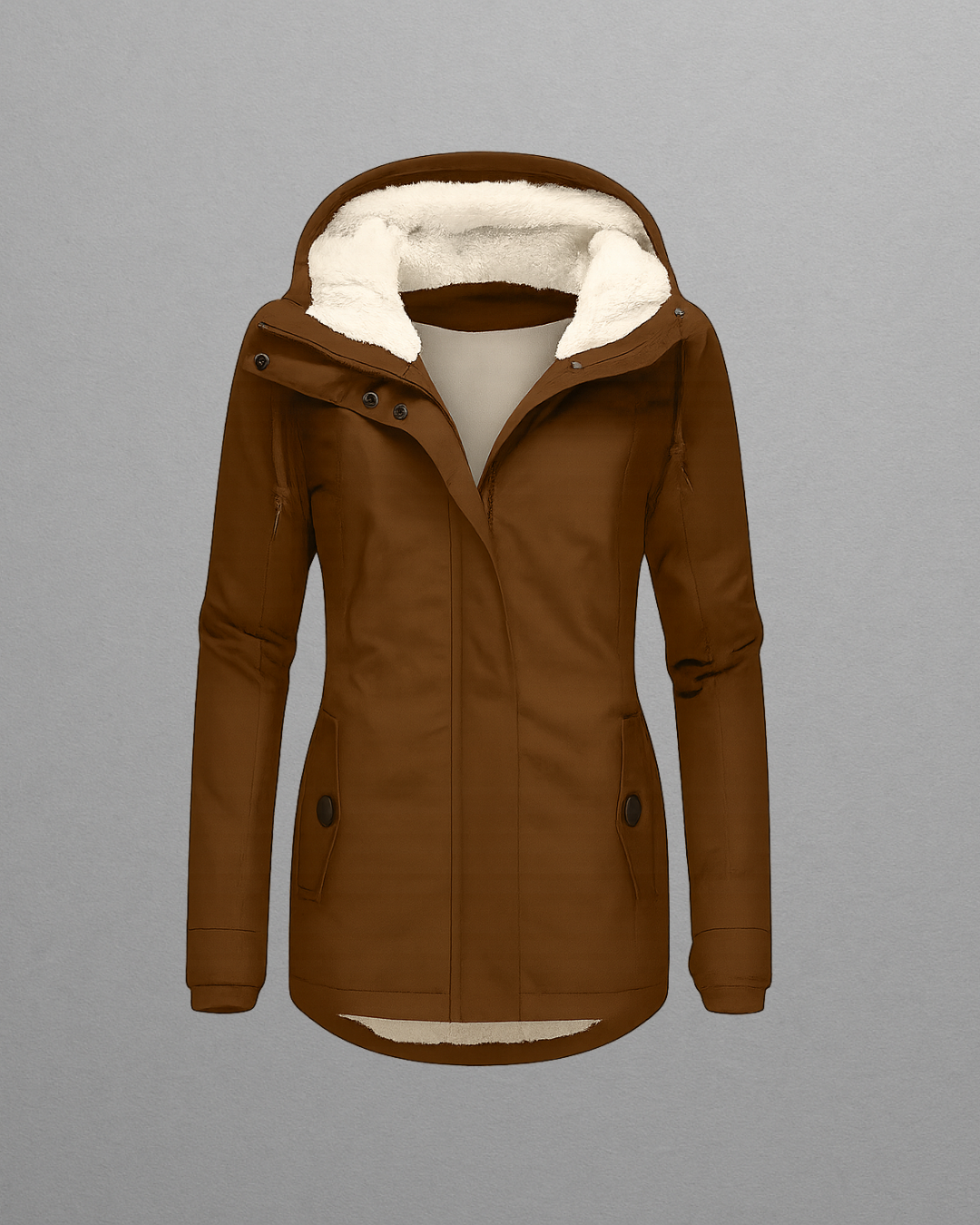 Anora | Elegant Waterproof Hooded Winter Coat