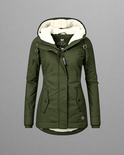 Anora | Elegant Waterproof Hooded Winter Coat