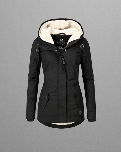 Anora | Elegant Waterproof Hooded Winter Coat