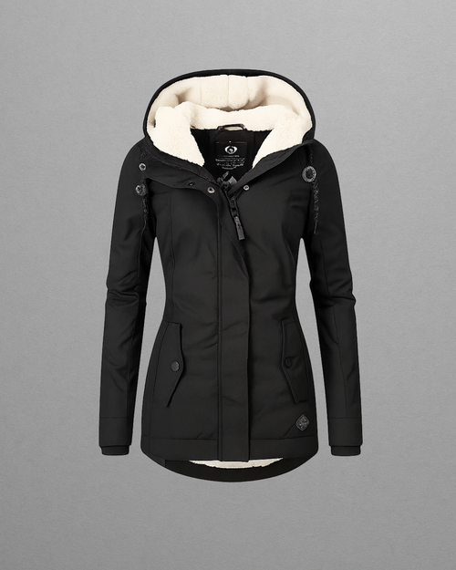 Anora | Elegant Waterproof Hooded Winter Coat
