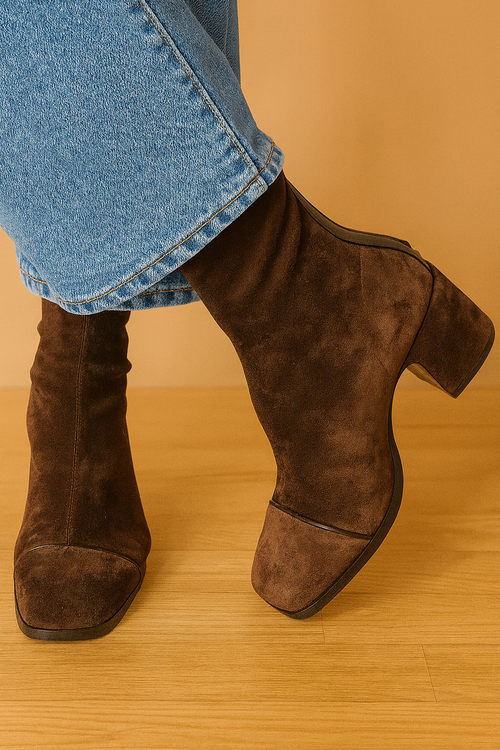 Valleria | Square Toe Heeled Boots
