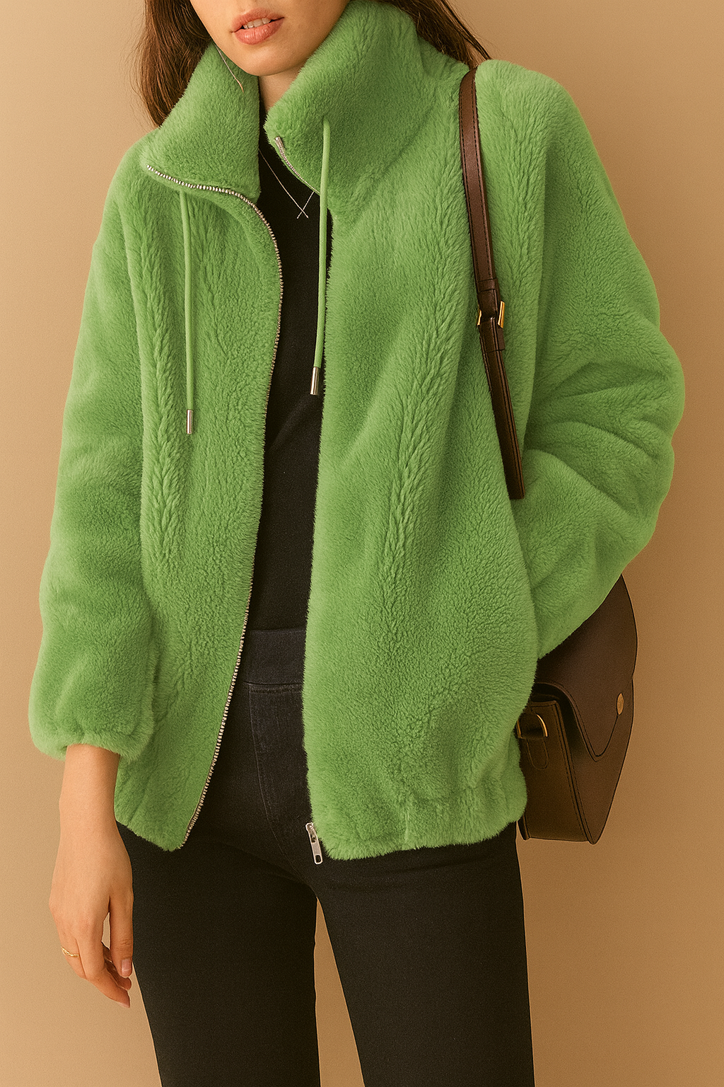 Meralyn | Cozy Shearling Zip Jacket