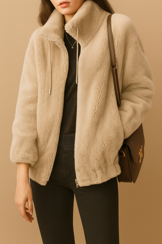 Meralyn | Cozy Shearling Zip Jacket