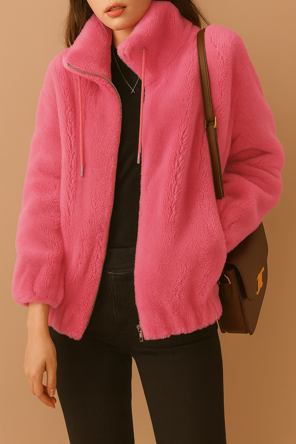 Meralyn | Cozy Shearling Zip Jacket
