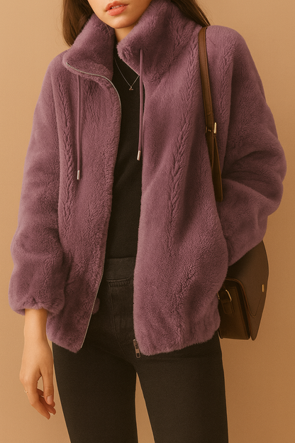 Meralyn | Cozy Shearling Zip Jacket