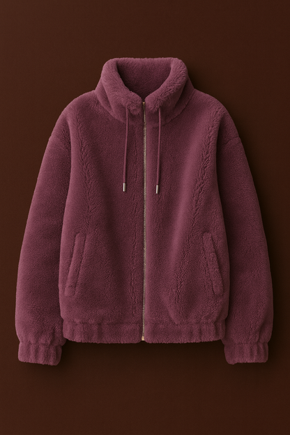 Meralyn | Cozy Shearling Zip Jacket