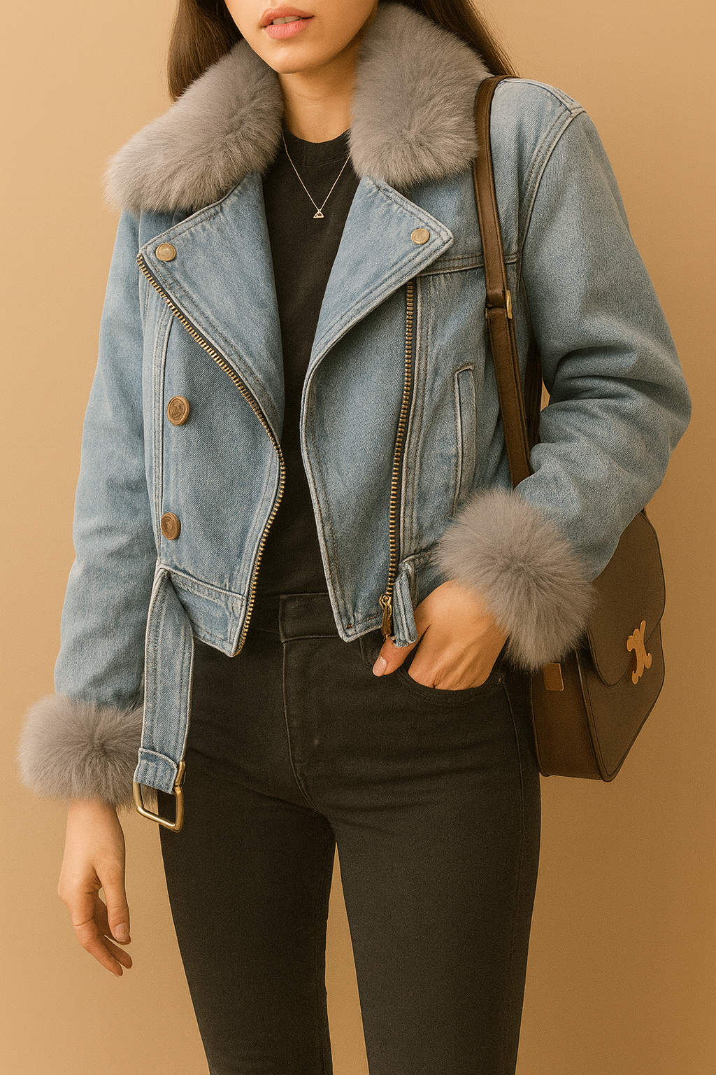 Aurelia | Frost Denim Jacket