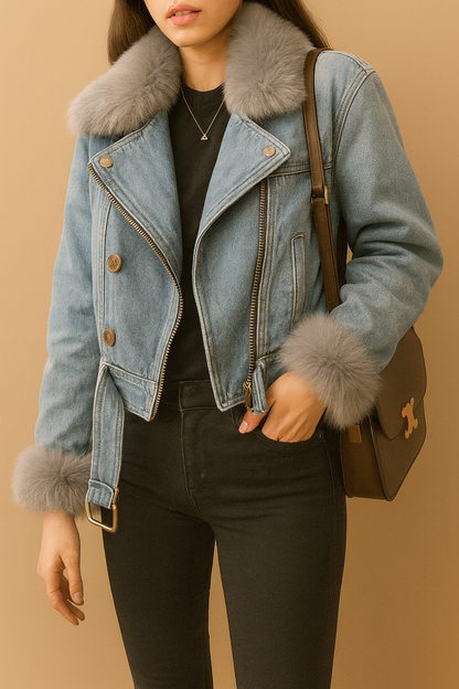 Aurelia | Frost Denim Jacket