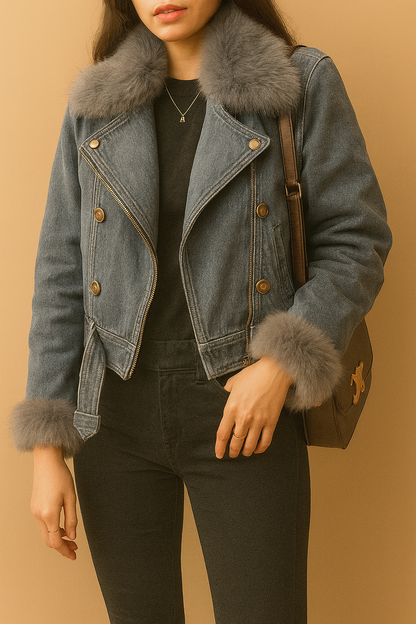 Aurelia | Frost Denim Jacket