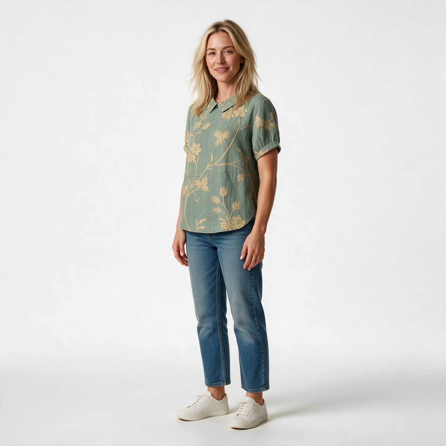 Women's  Elin Vintage Floral Blouse