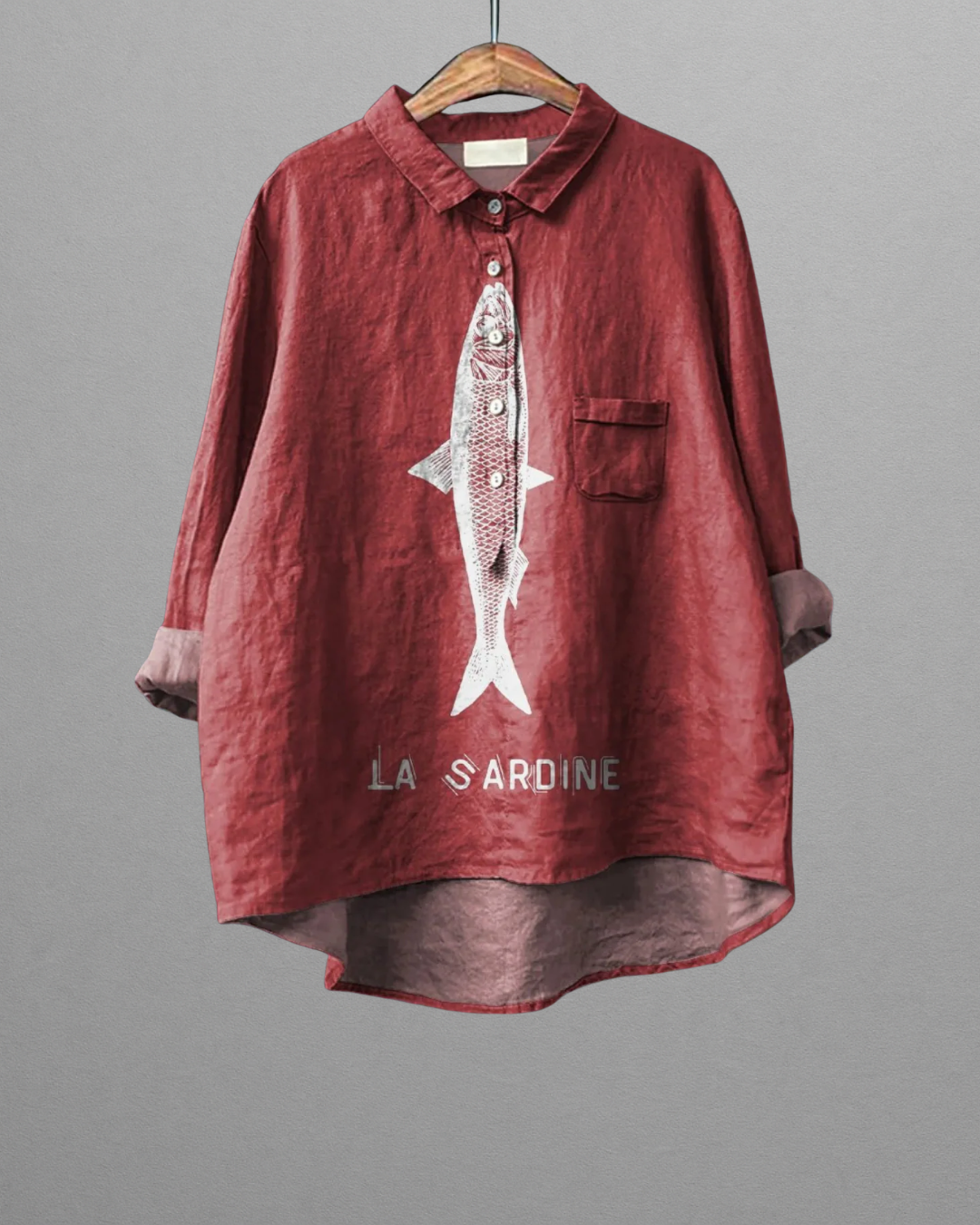 La Sardine | Graphic Printed Women's Casual Shirt