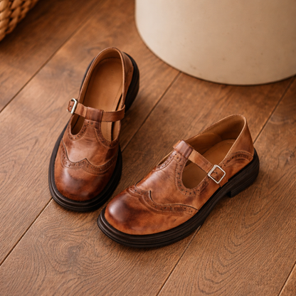 Ardelle | Heritage Leather Mary Janes
