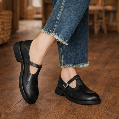 Ardelle | Heritage Leather Mary Janes