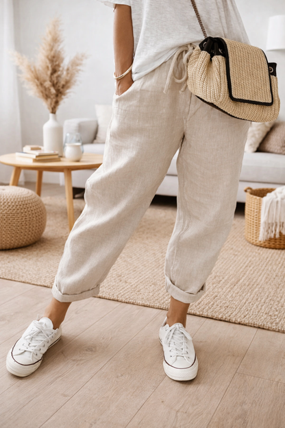 Sora | Breathable Linen Pants, Casual and Stylish
